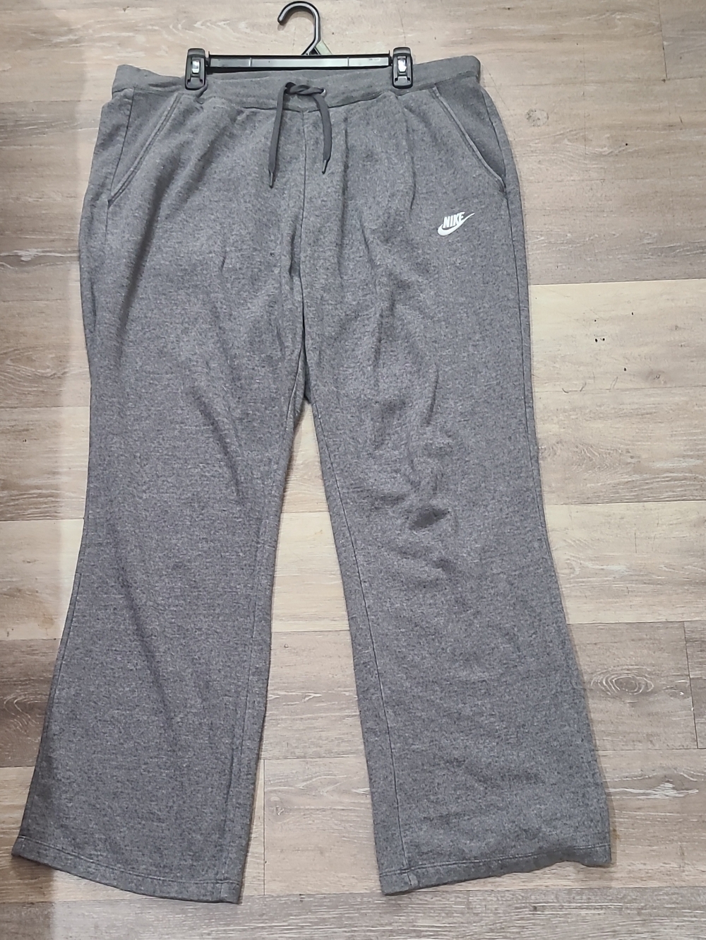 Nike Sportswear Club Fleece Open-Hem Pants Gray For Women